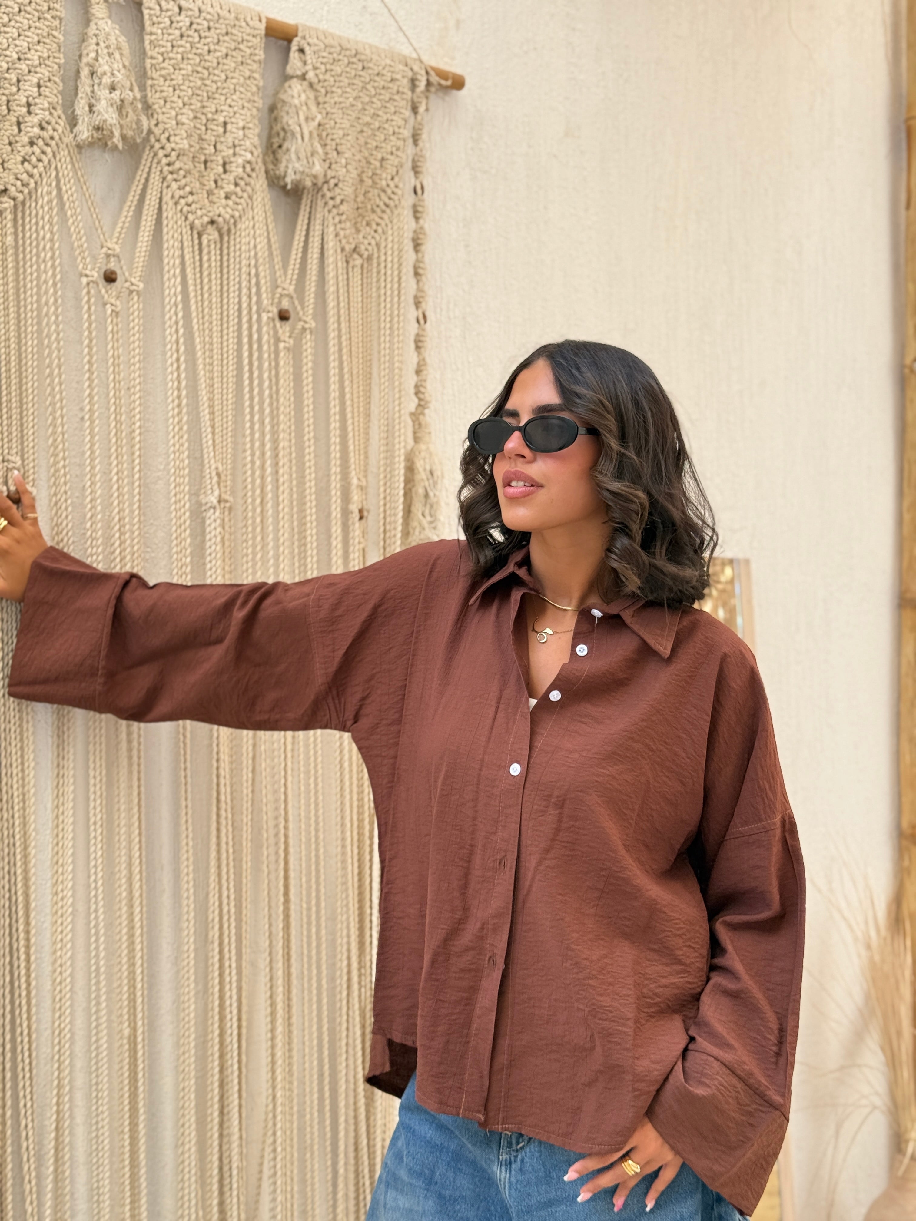 Samy Galaxy Shitrt-Brown