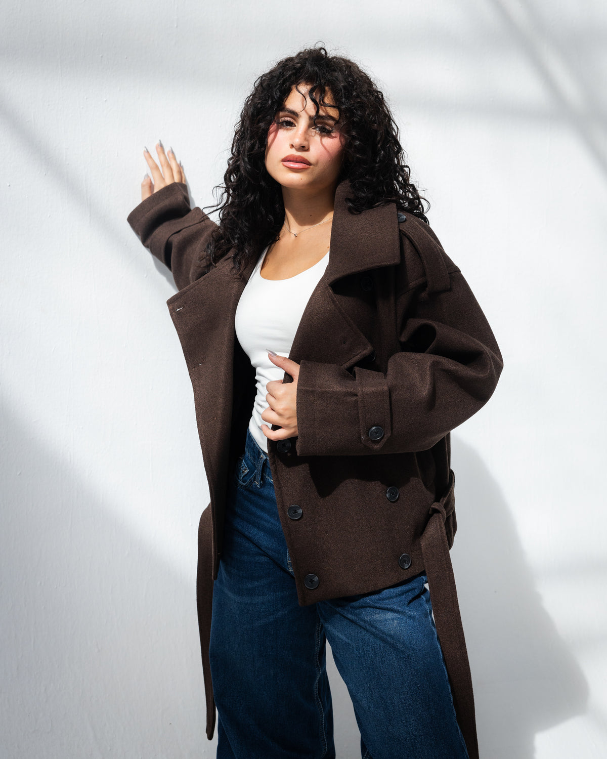 Coco Wool Jacket Brown