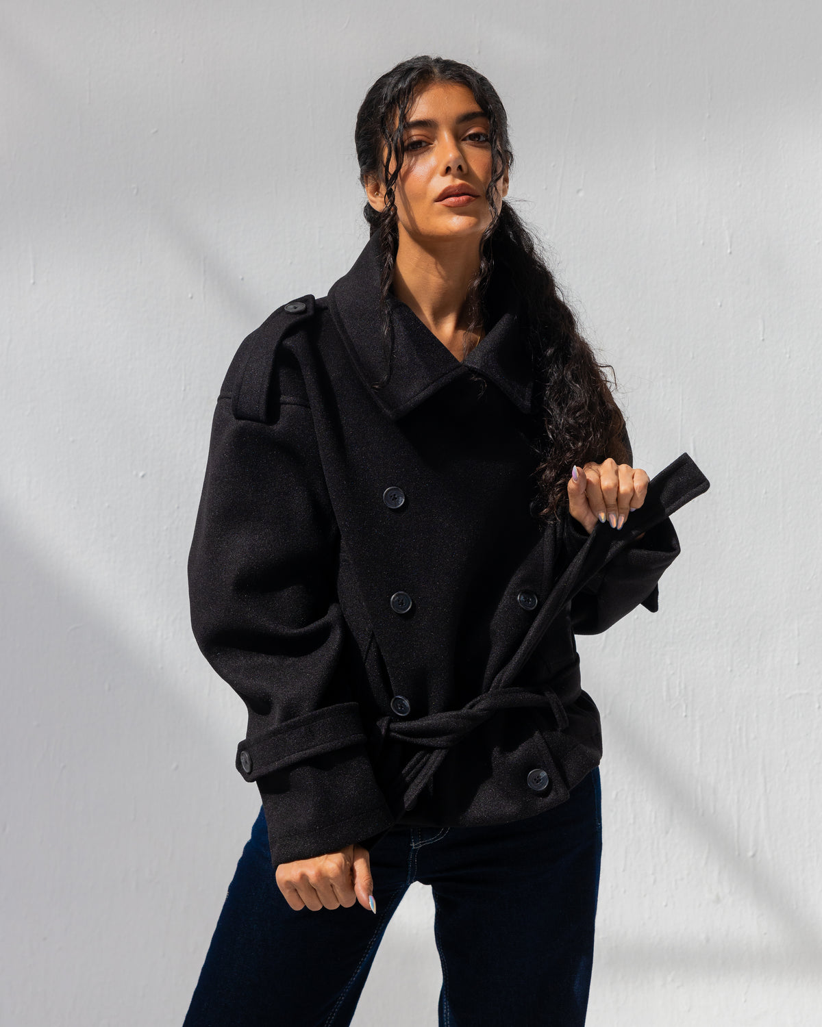 Coco Wool Jacket Black