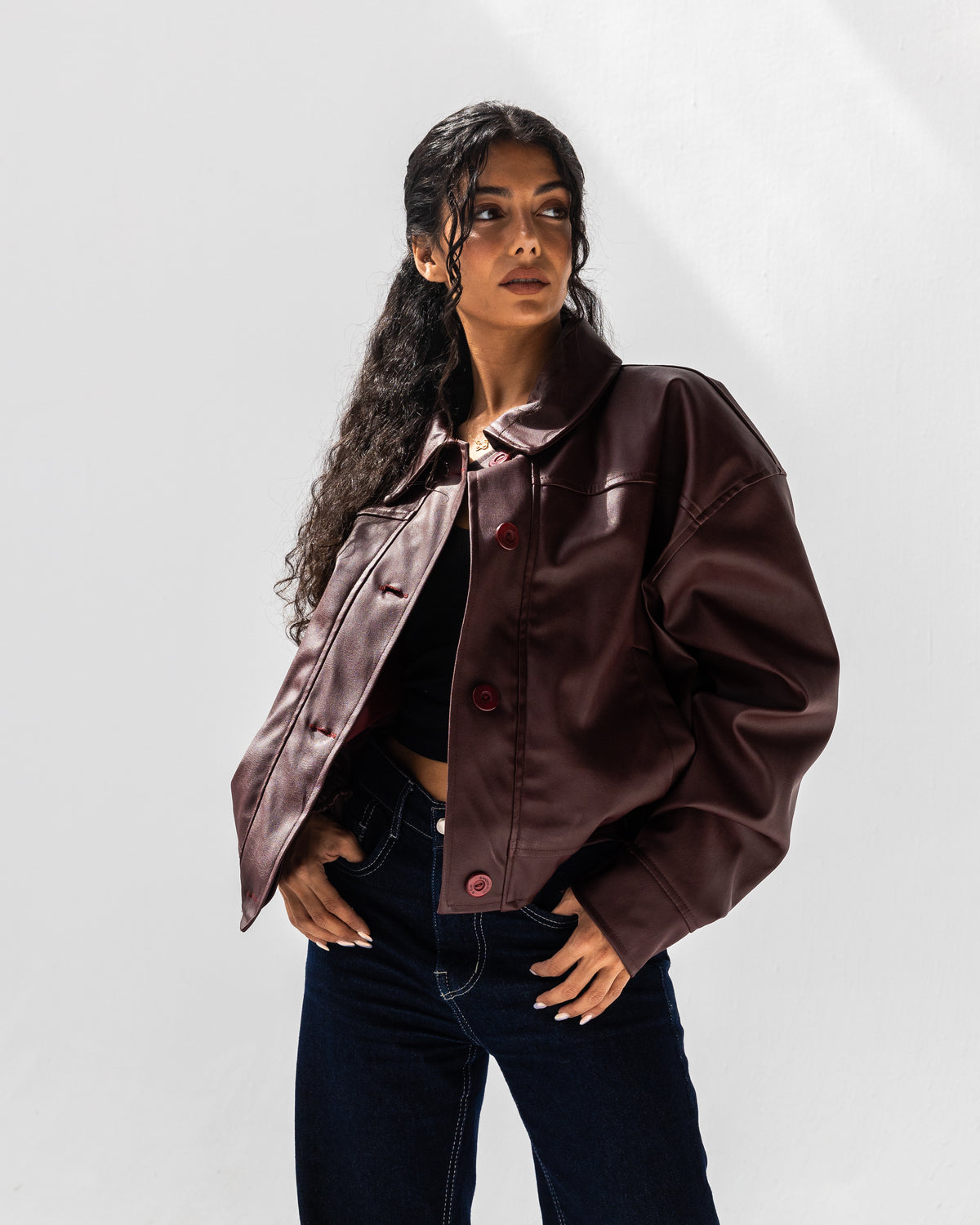 Muse Jacket Dark Burgundy