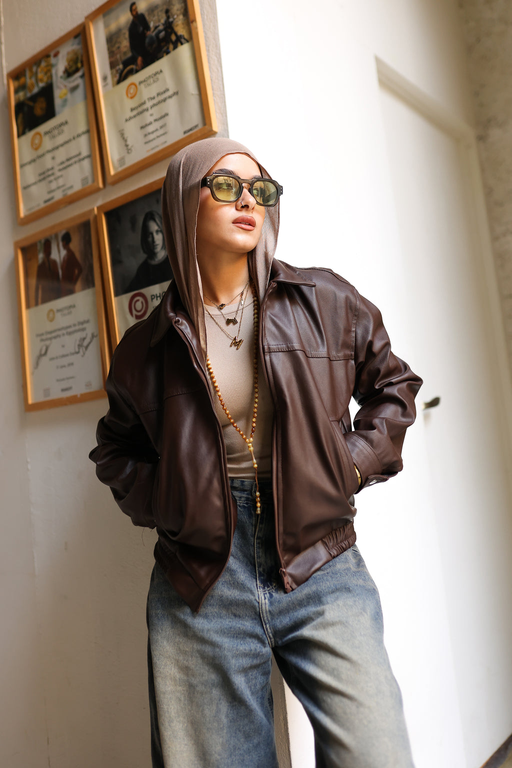 Prime Leather Jacket – Burnt Brown