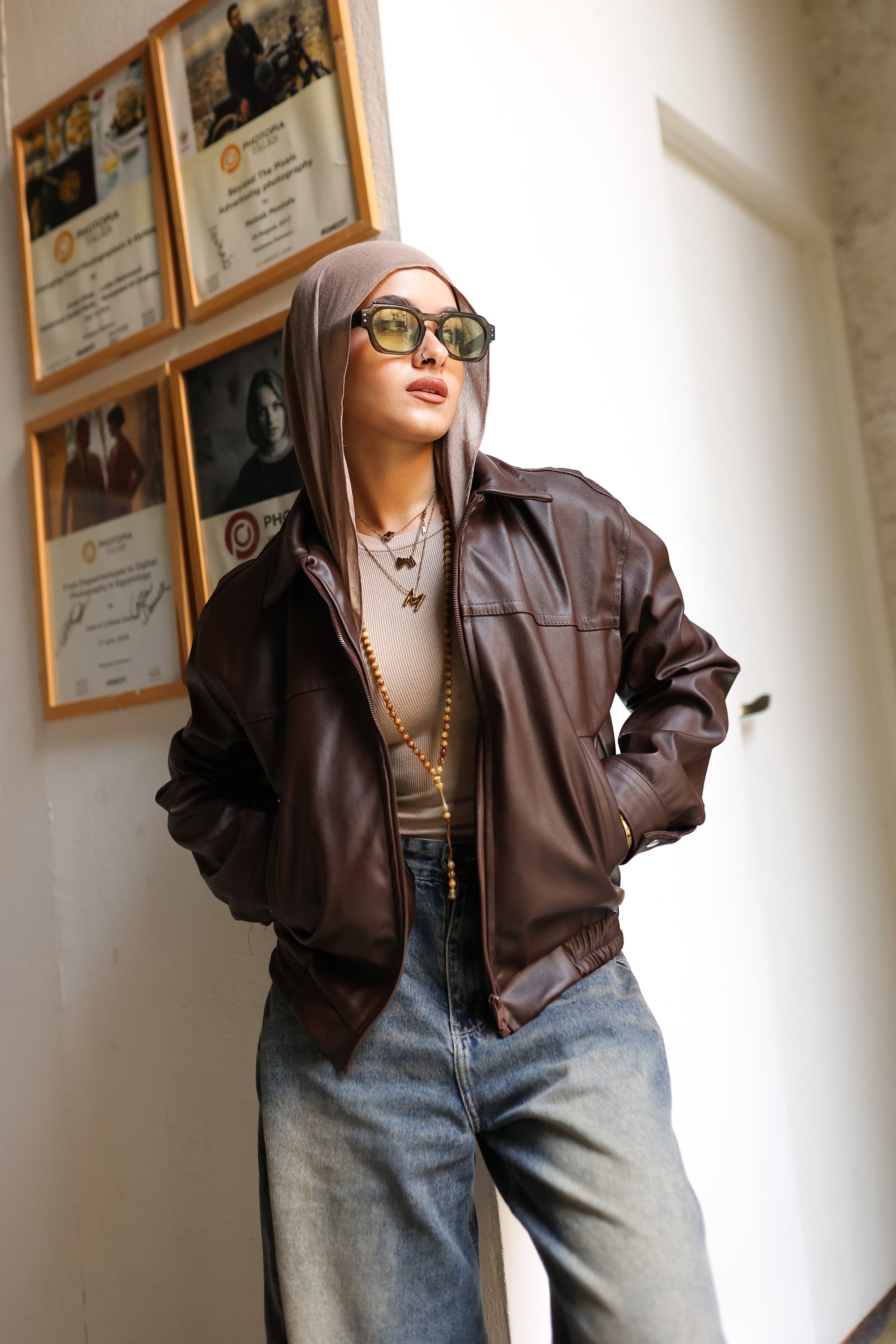 Prime Leather Jacket – Burnt Brown
