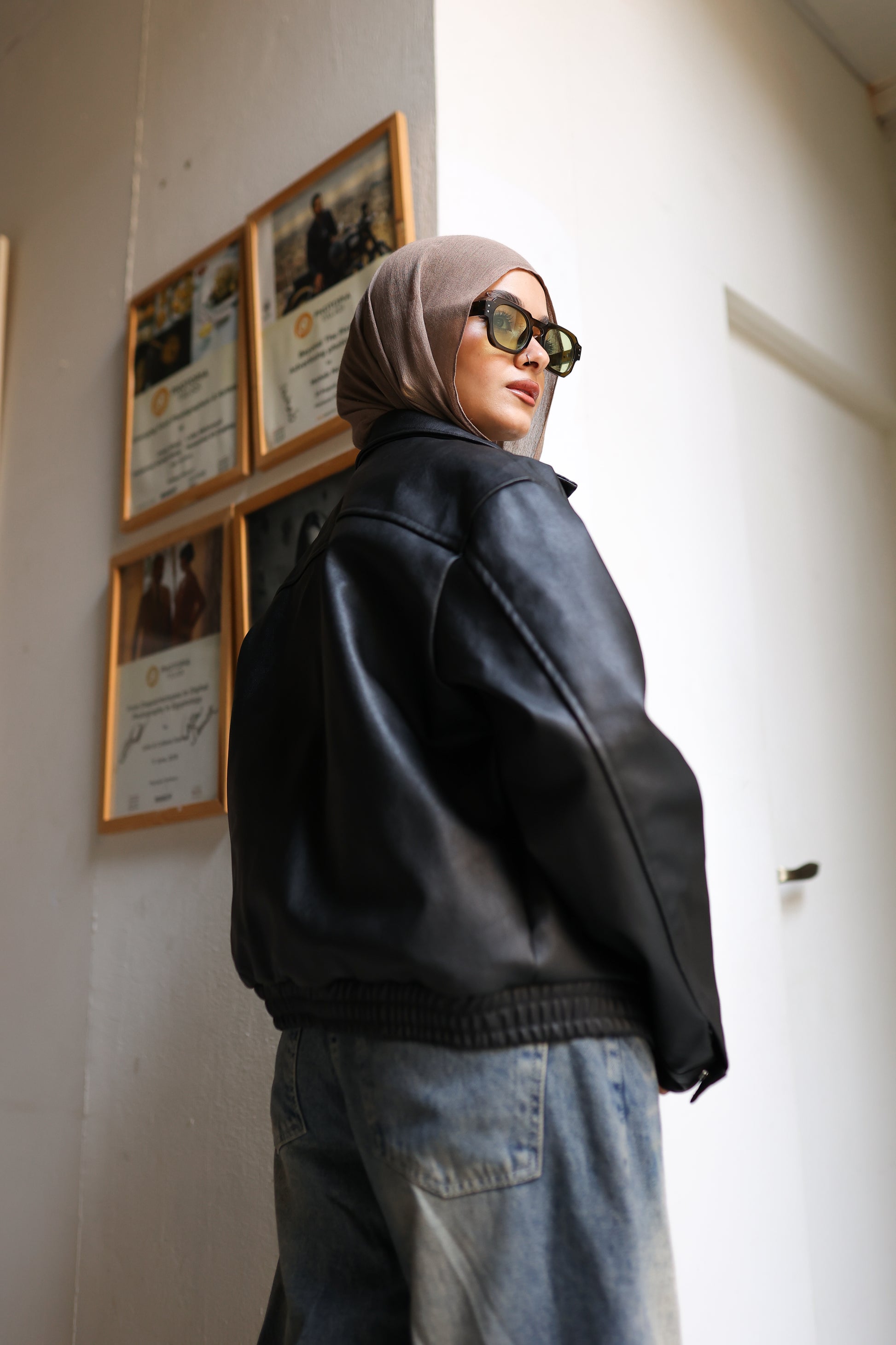 Prime Leather Jacket – Black