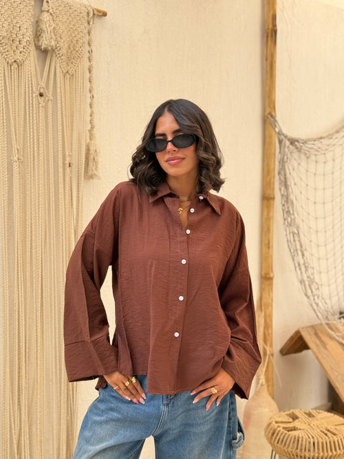 Brownlinen summer shirt