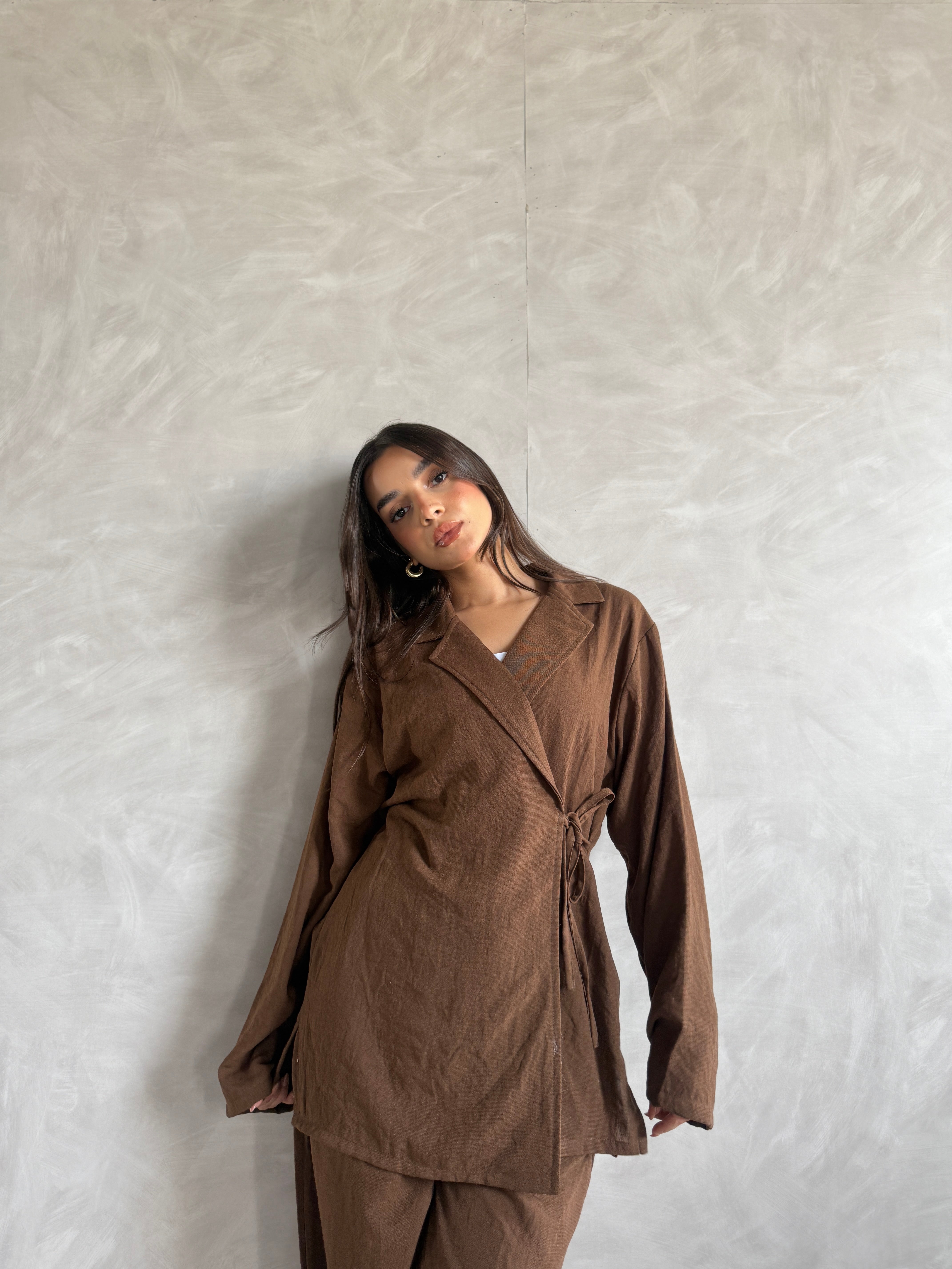 Wrap mood set-brown