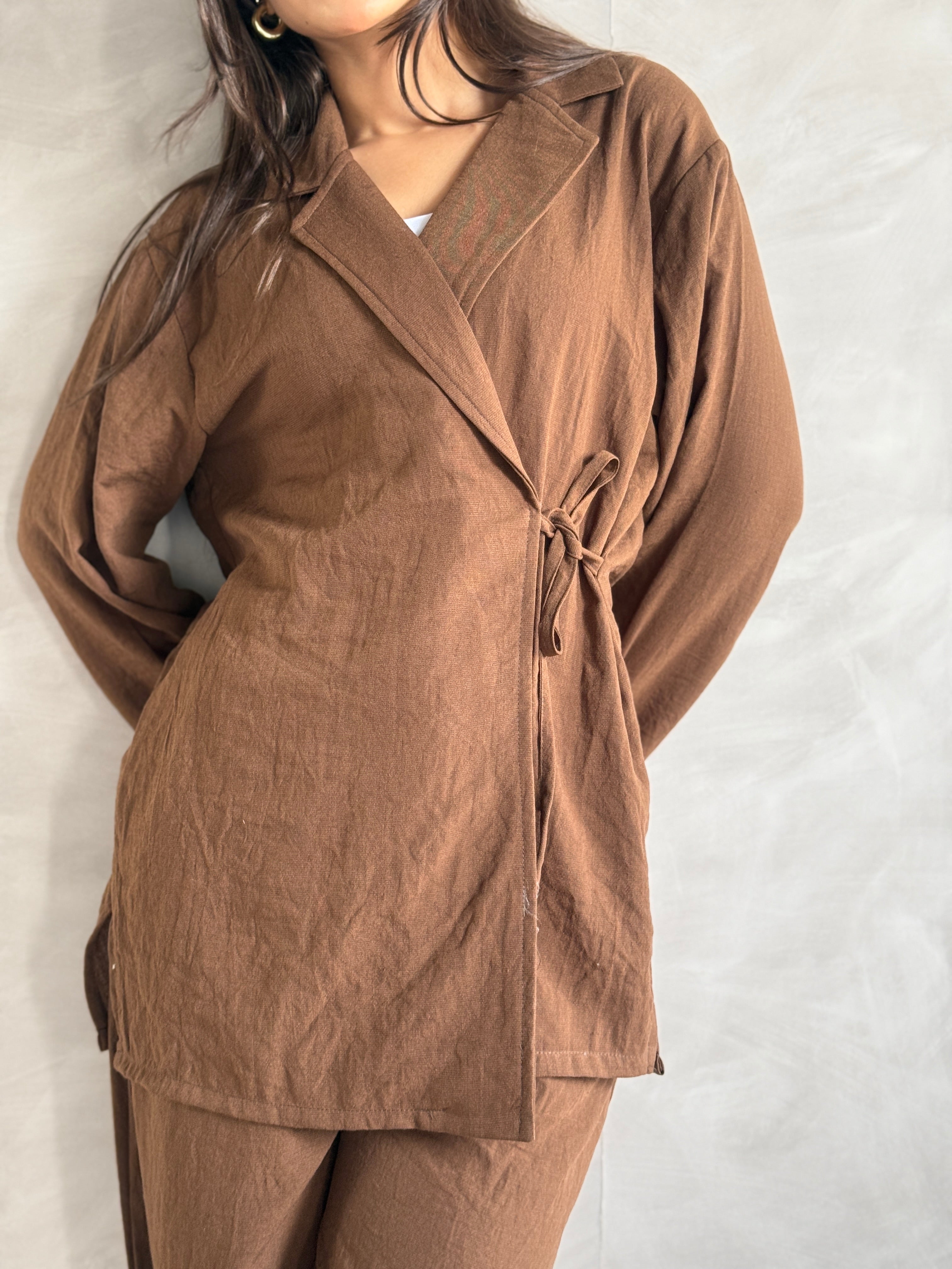 Wrap mood set-brown