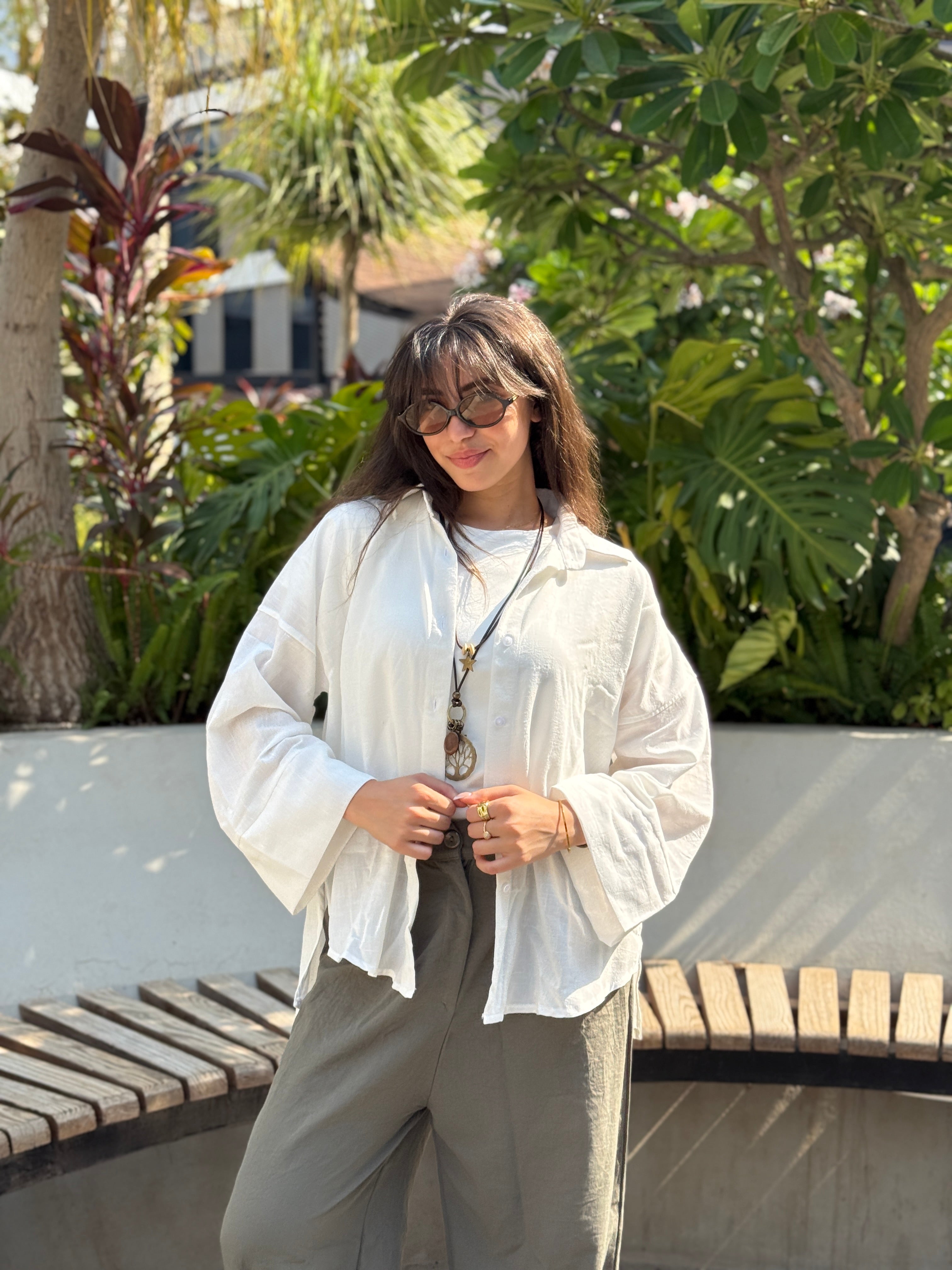 Linen Shirt White