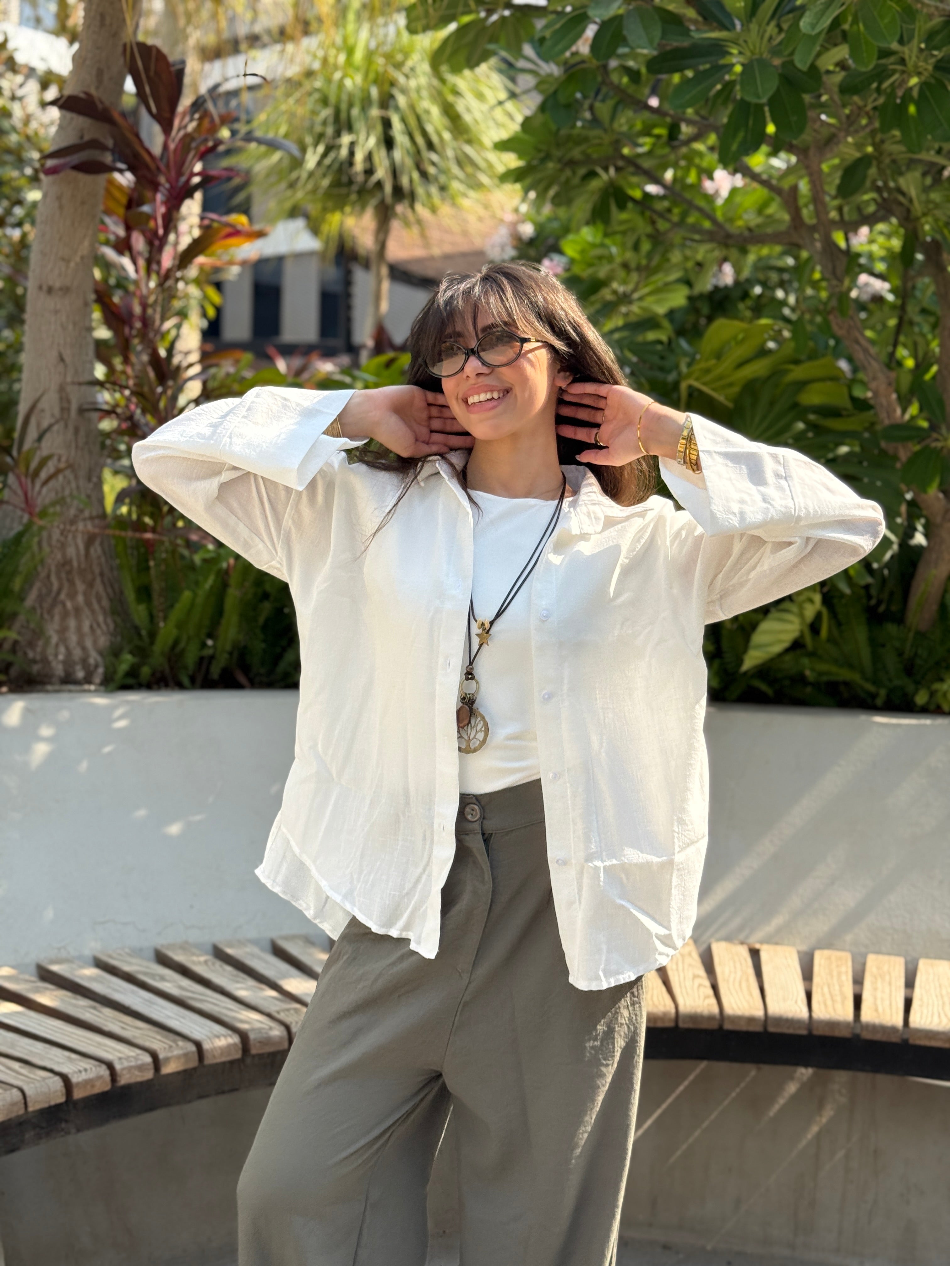 Linen Shirt White