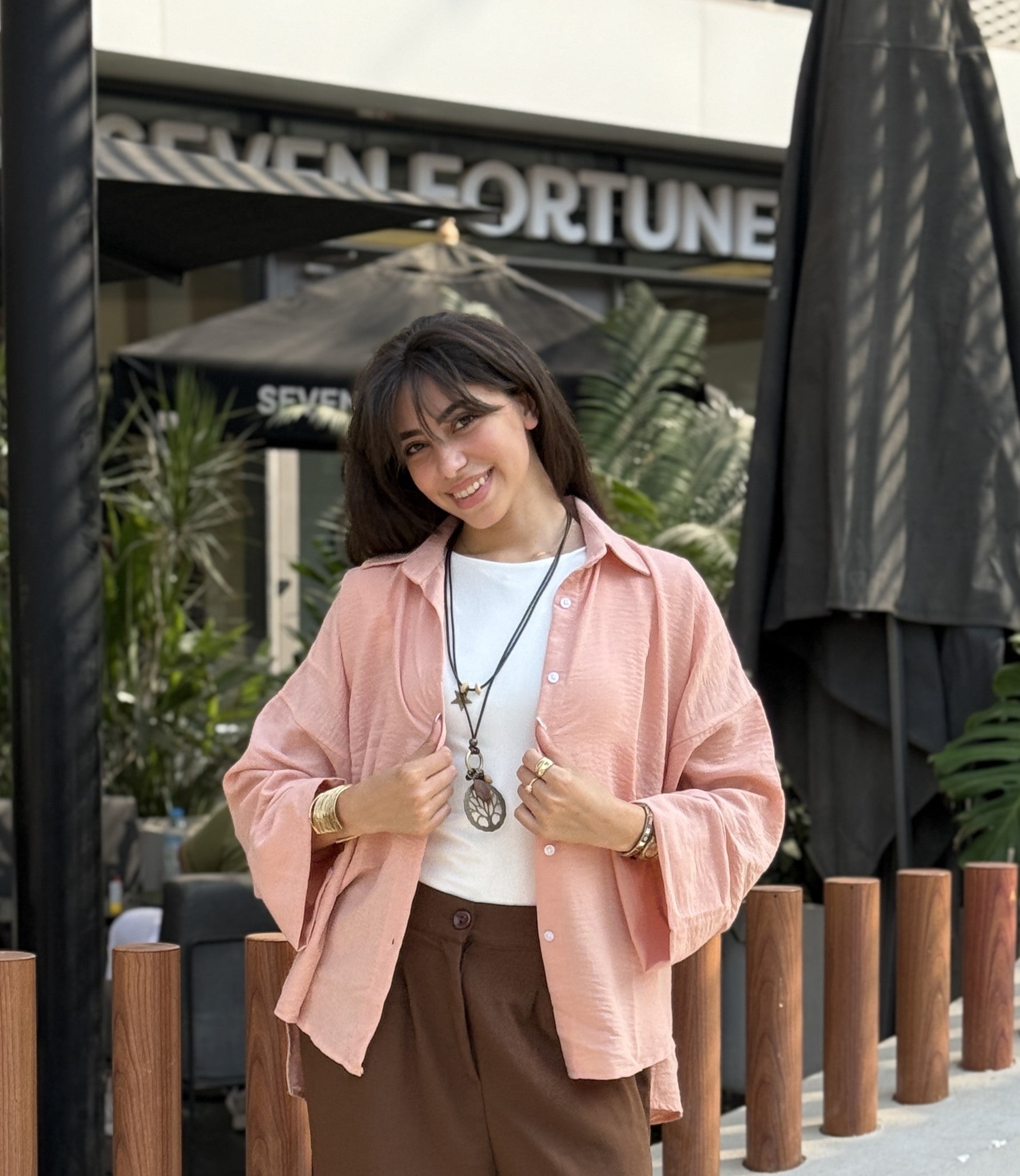 Linen Shirt Rose