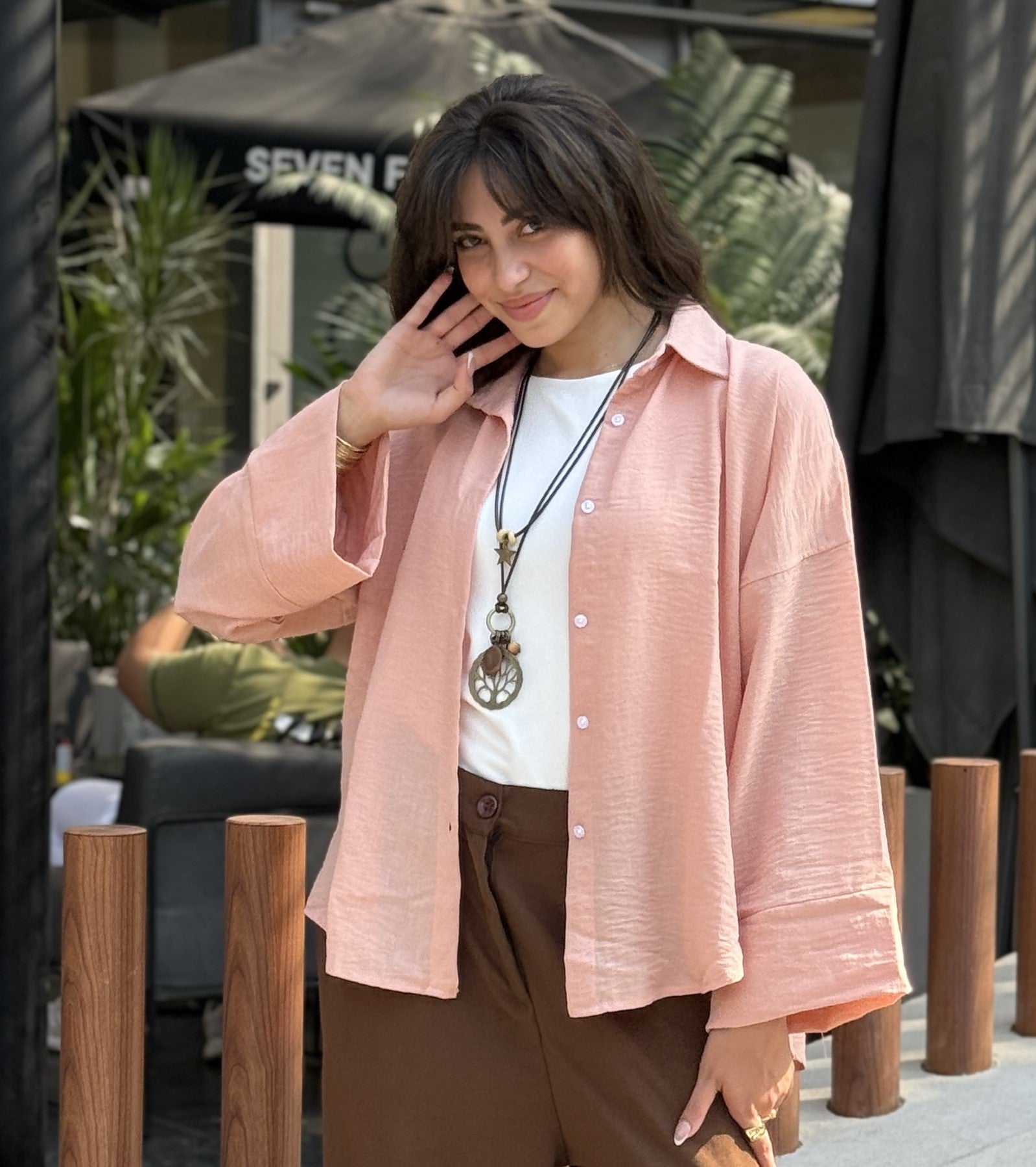 Linen Shirt Rose
