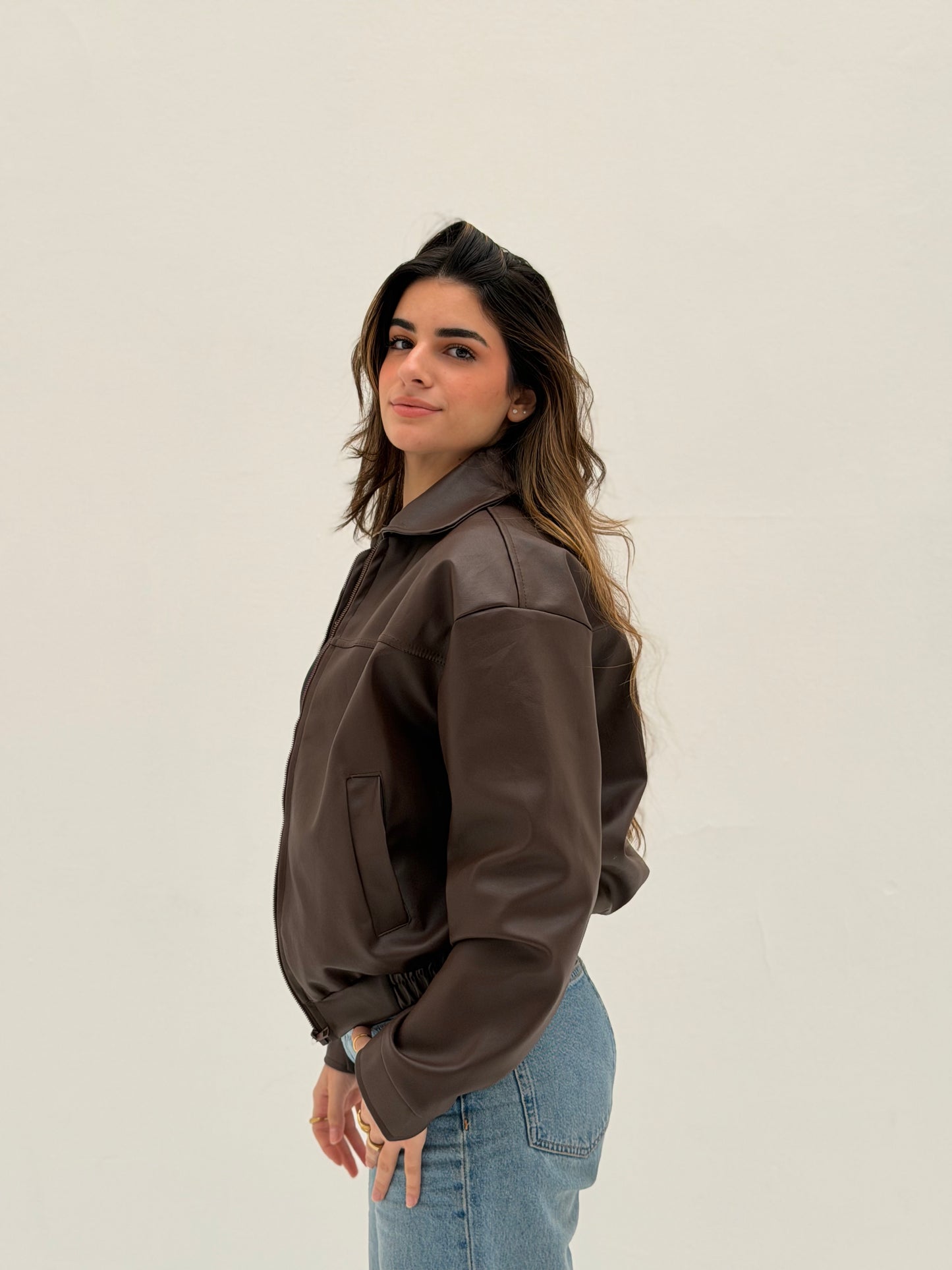 Prime Leather Jacket – Burnt Brown