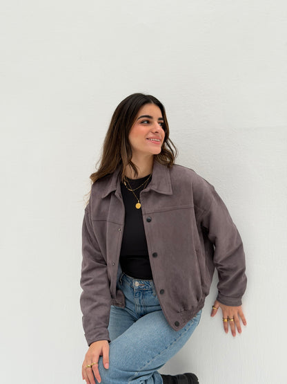 Suede Bomber
