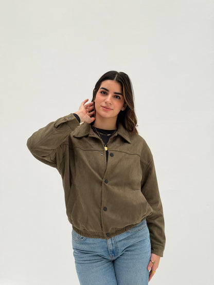 Suede Bomber