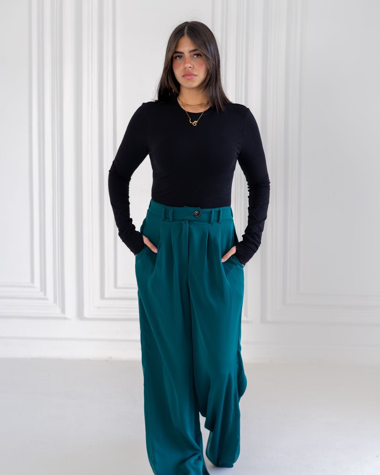 Relaxed fit pants
