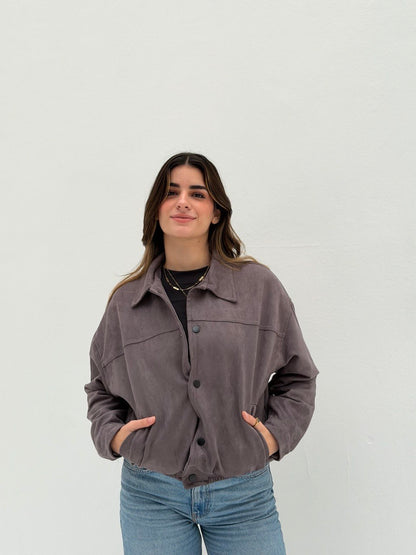 Suede Bomber