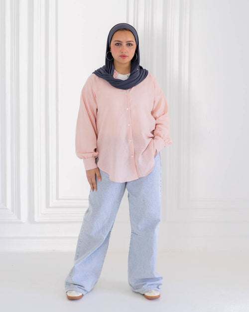 Basic Linen Shirt-Bink